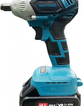 Bisutime 2σε1 Μπουλονόκλειδο παλμικό κατσαβίδι Μπαταρίας 48V 2x5Ah