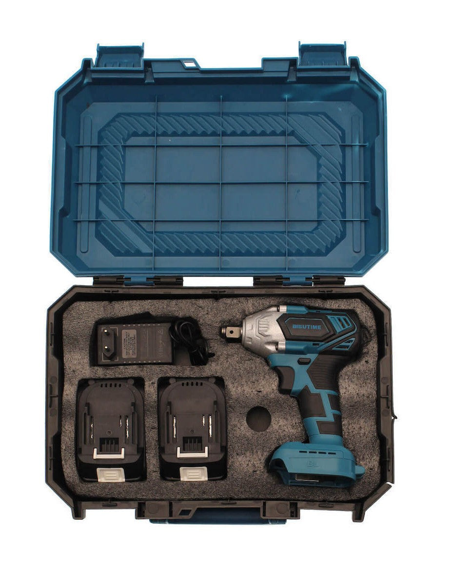 Bisutime 2σε1 Μπουλονόκλειδο παλμικό κατσαβίδι Μπαταρίας 48V 2x5Ah