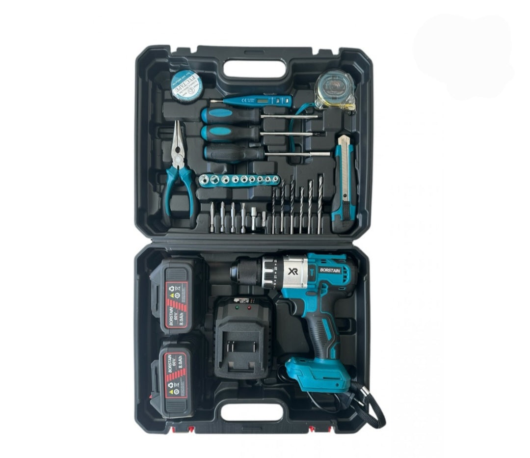 BORSTAIN ΕΠΑΝΑΦΟΡΤΙΖΟΜΕΝΟ ΚΡΟΥΣΤΙΚΟ-ΔΡΑΠΑΝΟΚΑΤΣΑΒΙΔΟ 60V ΜΕ 2 ΜΠΑΤΑΡΙΕΣ 8.AH