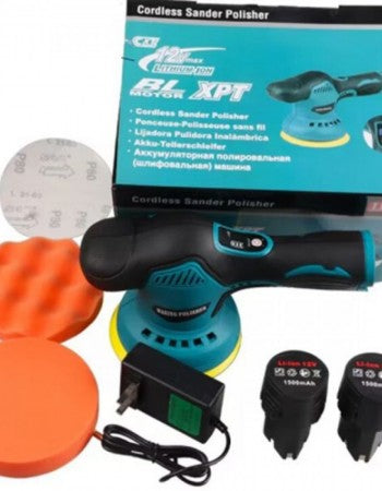 Αλοιφαδόρος Επαναφορτιζόμενος 280W με 8 Ταχύτητες & Ρύθμιση Στροφών – 5500rpm Φ150mm