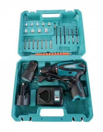 Επαναφορτιζόμενο Δράπανο STAHL MAYER 24V 5A Με 2 Μπαταρίες