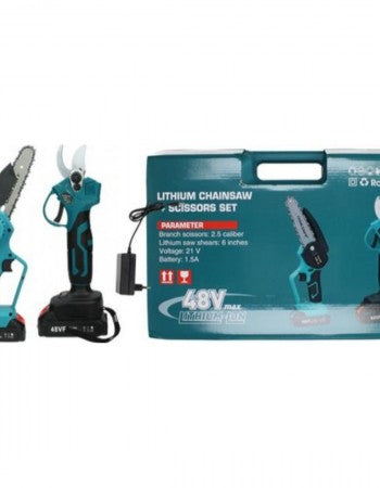 Επαναφορτιζόμενο Αλυσοπρίονο & Ψαλίδι Μπαταρίας 48V Με Αυτονομία Και Ακρίβεια Κοπής